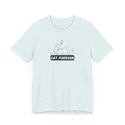 Cat Purrson Unisex Jersey Short Sleeve Tee
