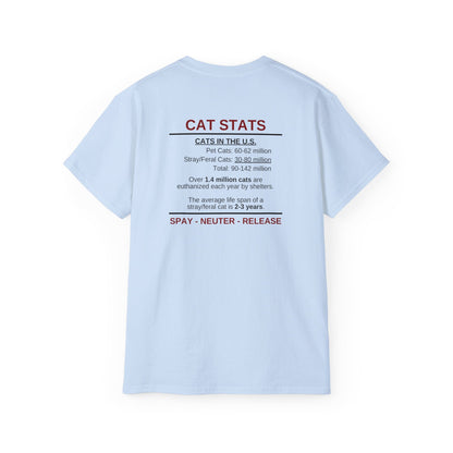 Cat Stats Unisex Ultra Cotton Tee