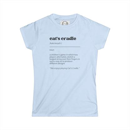 Cat's Cradle Definition Women's Softstyle Tee