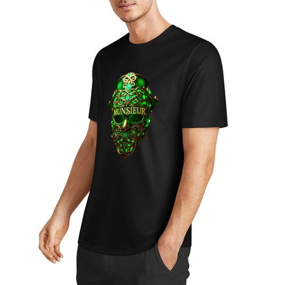 Munsieur St. Patrick's Day Collection "Skull of Clovernook" Tee for Men