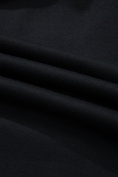 Colorblock Patchwork Pullover and Shorts Set