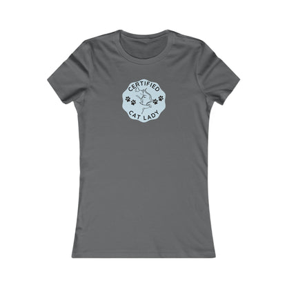 Certified Cat Lady Women's Favorite Tee