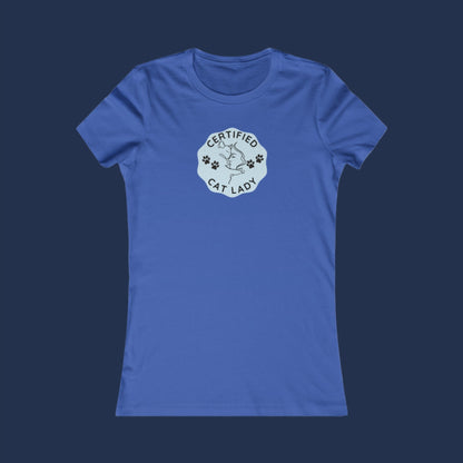 Certified Cat Lady Women's Favorite Tee