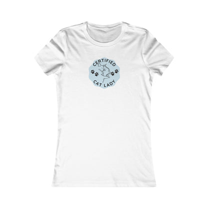 Certified Cat Lady Women's Favorite Tee