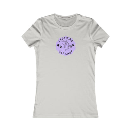 Certified Cat Lady Women's Favorite Tee