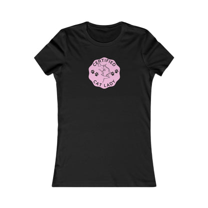 Certified Cat Lady Women's Favorite Tee