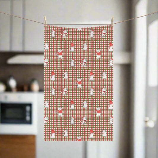 Christmas Kitties Kitchen Towel