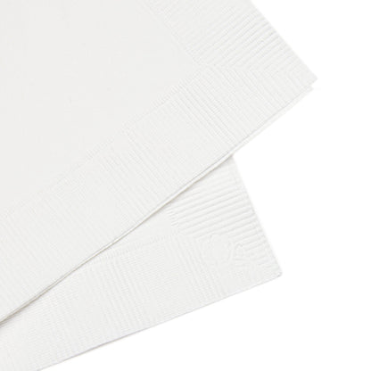 Christmas White Coined Napkins