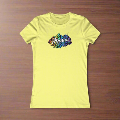 Colorful Leopard Mom Women's Favorite Tee
