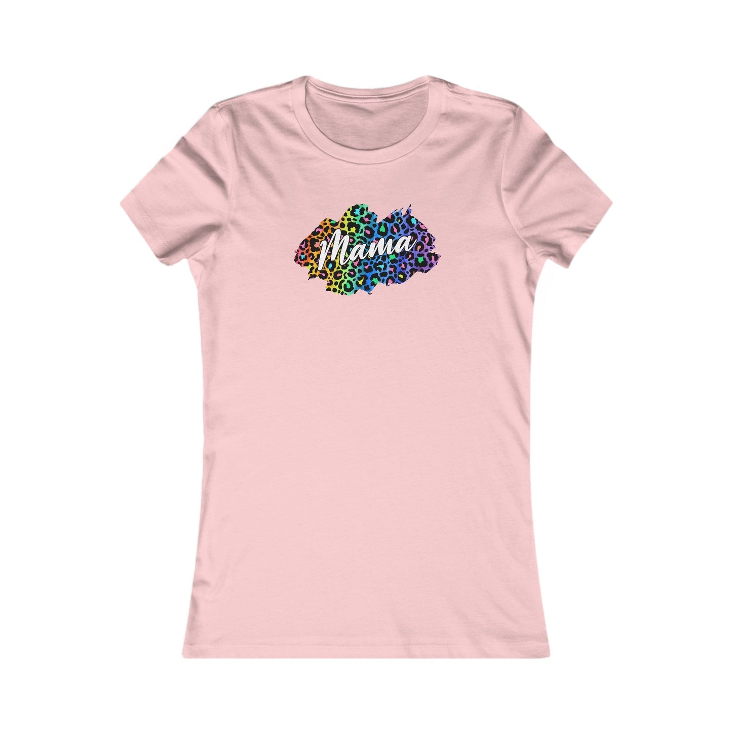Colorful Leopard Mom Women's Favorite Tee