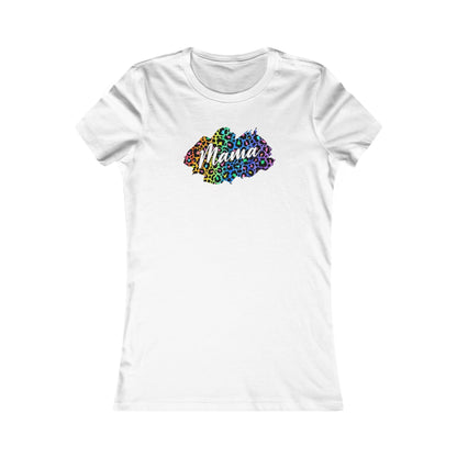 Colorful Leopard Mom Women's Favorite Tee