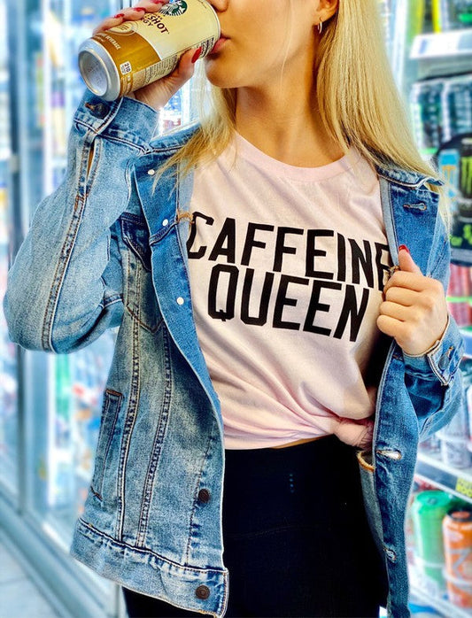 Caffeine Queen Tee - Aaria Tees