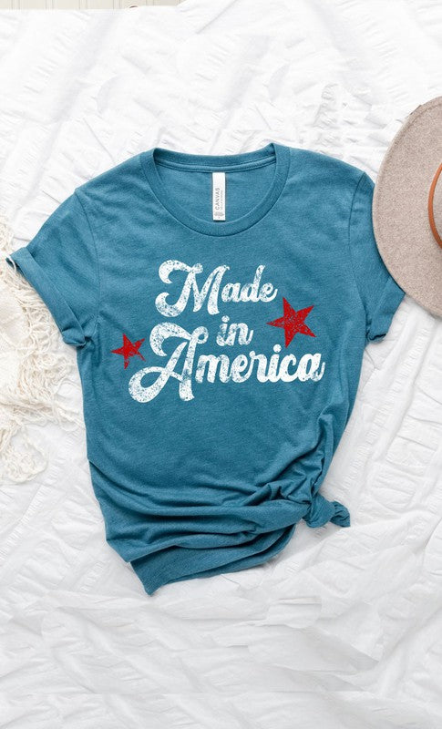 Vintage Made in America Graphic Tee PLUS - Aaria Tees
