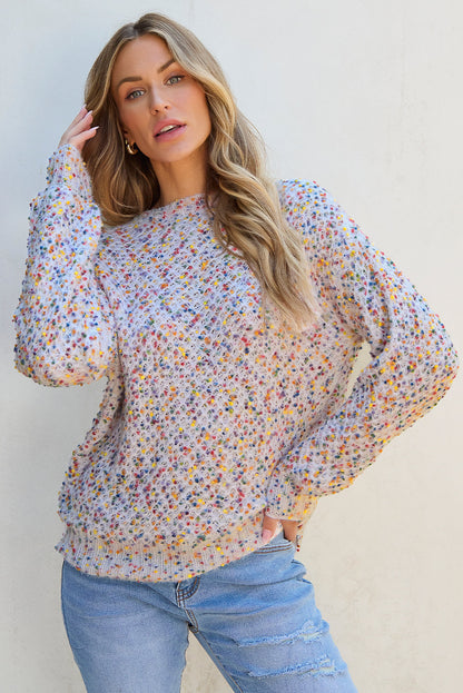 Everly Confetti Sweater - Aaria Tees