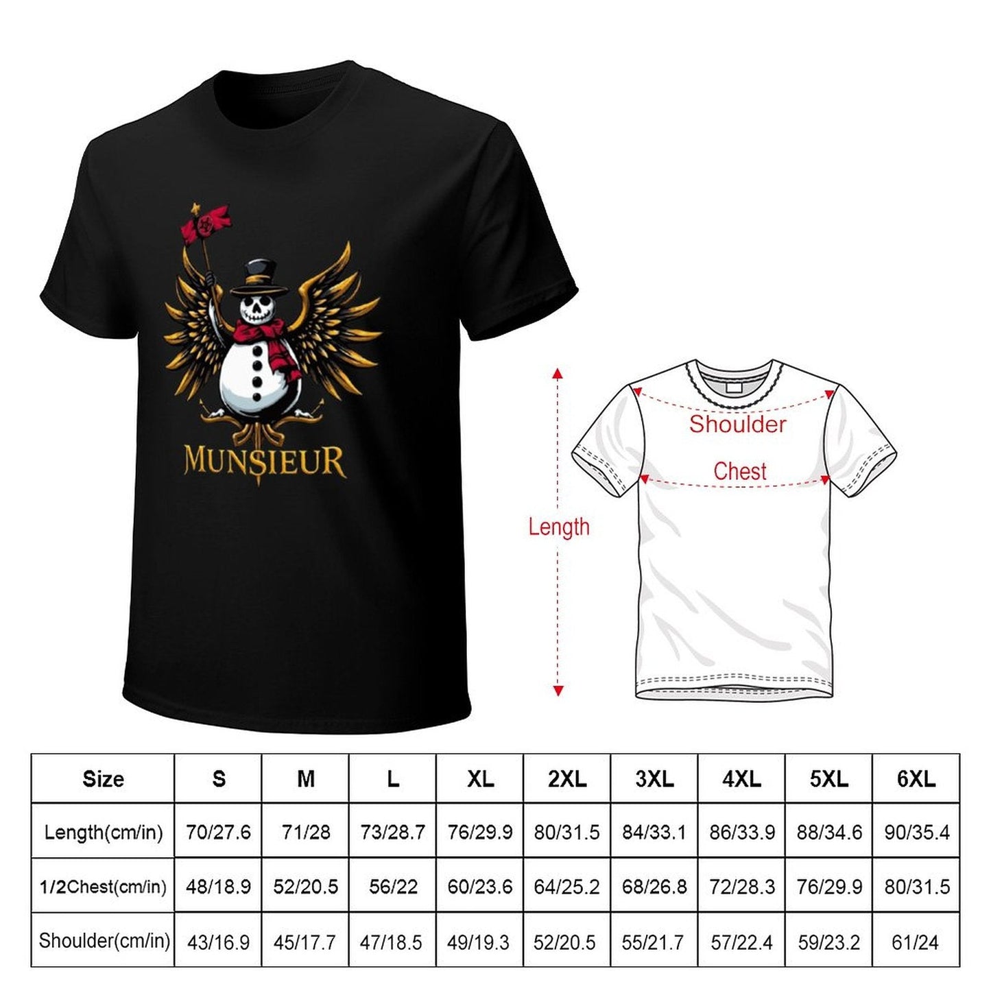 Munsieur Design Christmas Collection "Jack Floss" Tee for Men