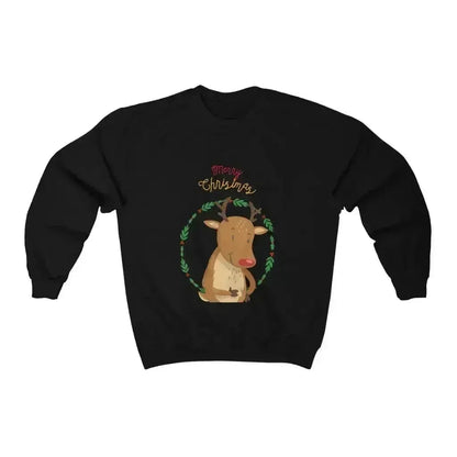 Reindeer Christmas Sweatshirt - Cozy Holiday Sweater | Femstylo