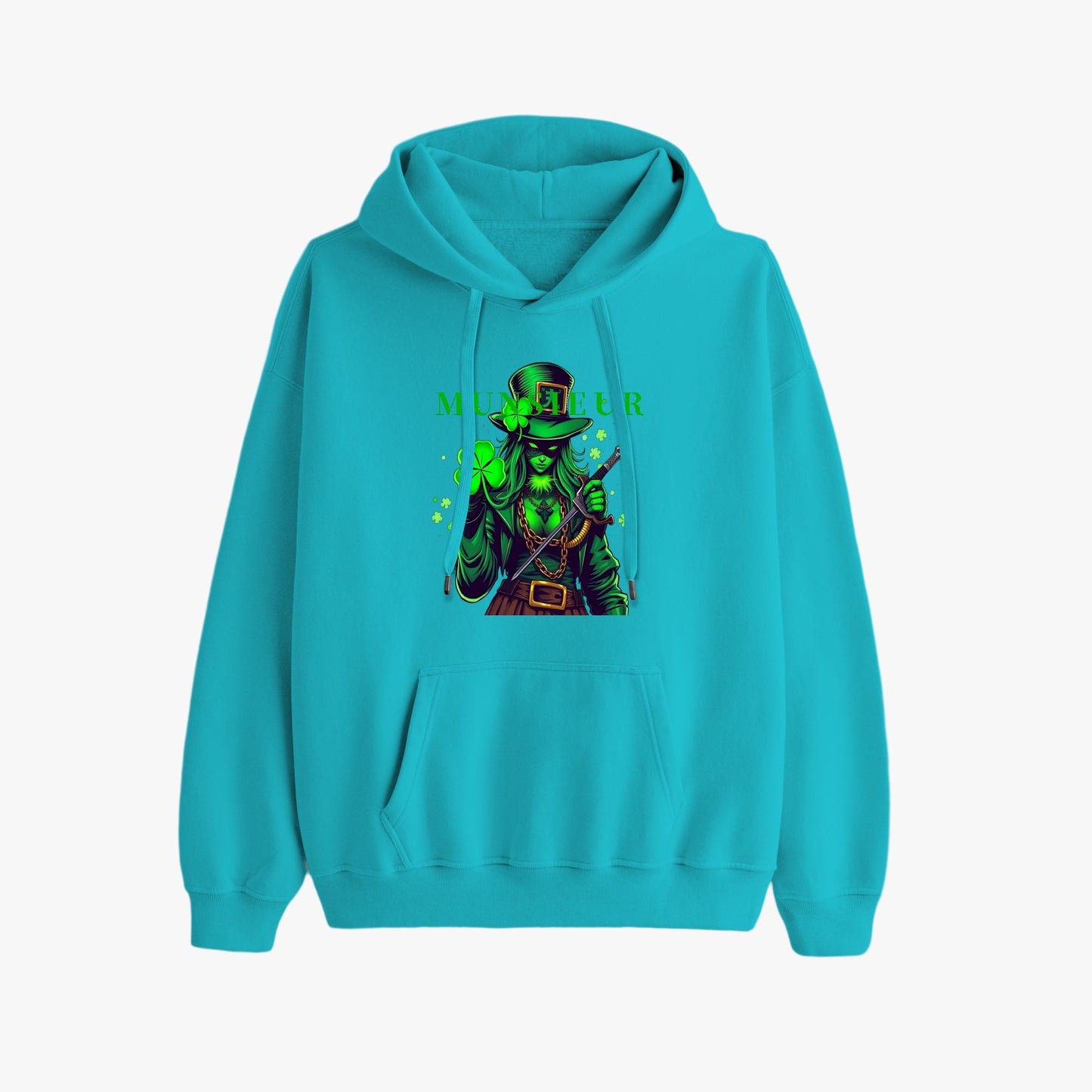 St. Patrick's Day Collection Munsieur Unisex Premium Pullover Hoodie Sweater Clover Gang Betty