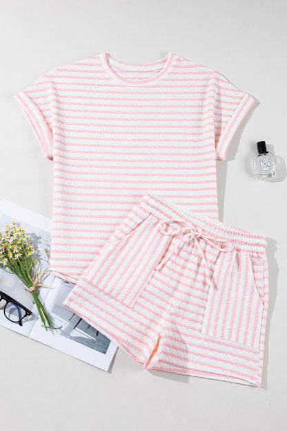 Milana Stripe Knitted Set