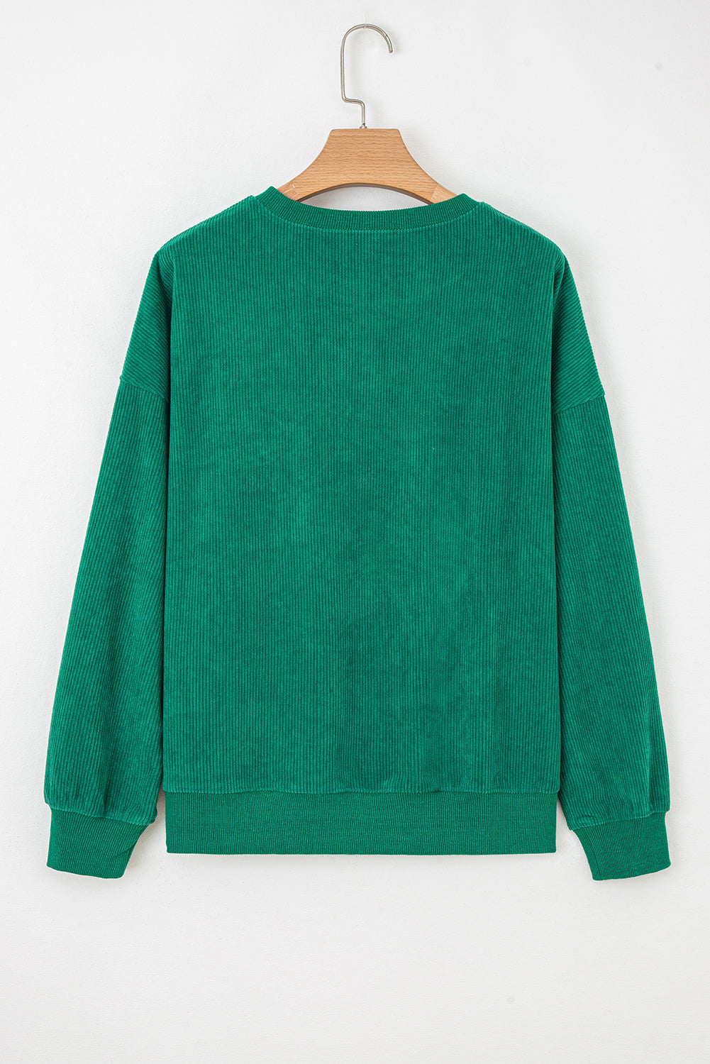 Merry Little Thing Ribbed Corduroy Long Sleeve Sweatshirt
