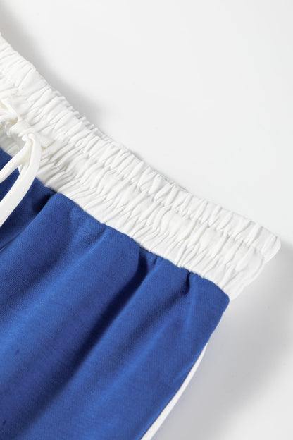 Varsity Stripe Pullover and Mini Skirt Set