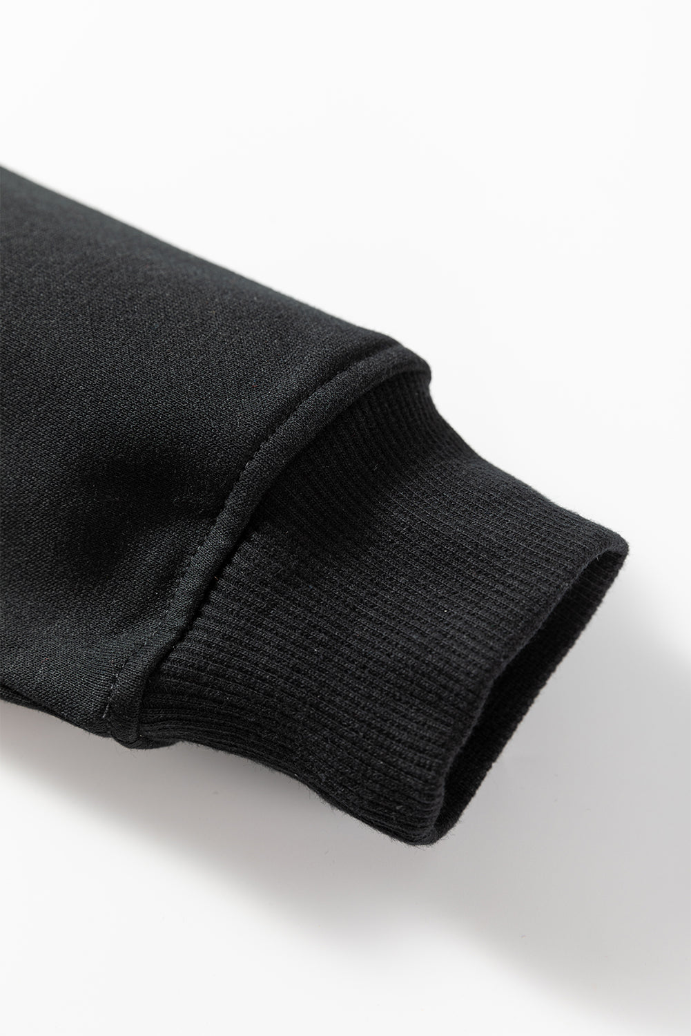 Patchwork Contrast Piping Pullover and Mini Skirt Set