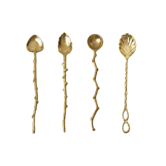 Brass Spoon w/ Twig Shaped Handle