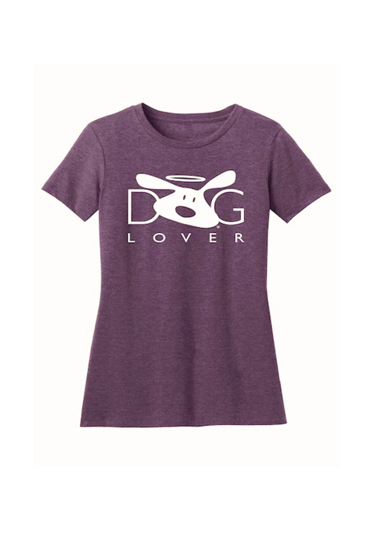 T-shirt: Dog Lover (Plum) Aaria Tees