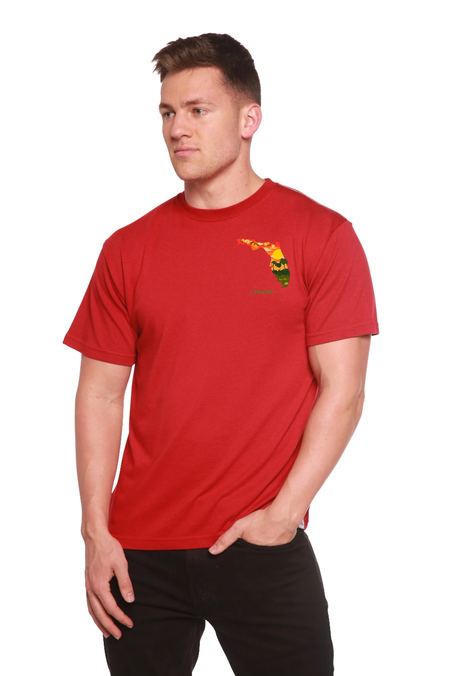 Florida Men's Bamboo Short Sleeve Graphic T-Shirt