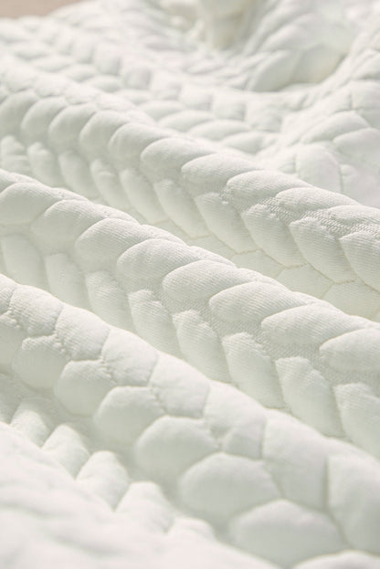 Christmas Merry And Bright Cable Knit Pullover Sweatshirt