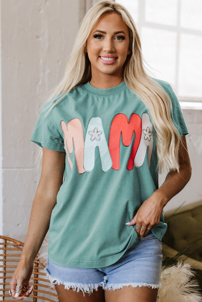 MAMA Mineral Wash Crewneck Tee