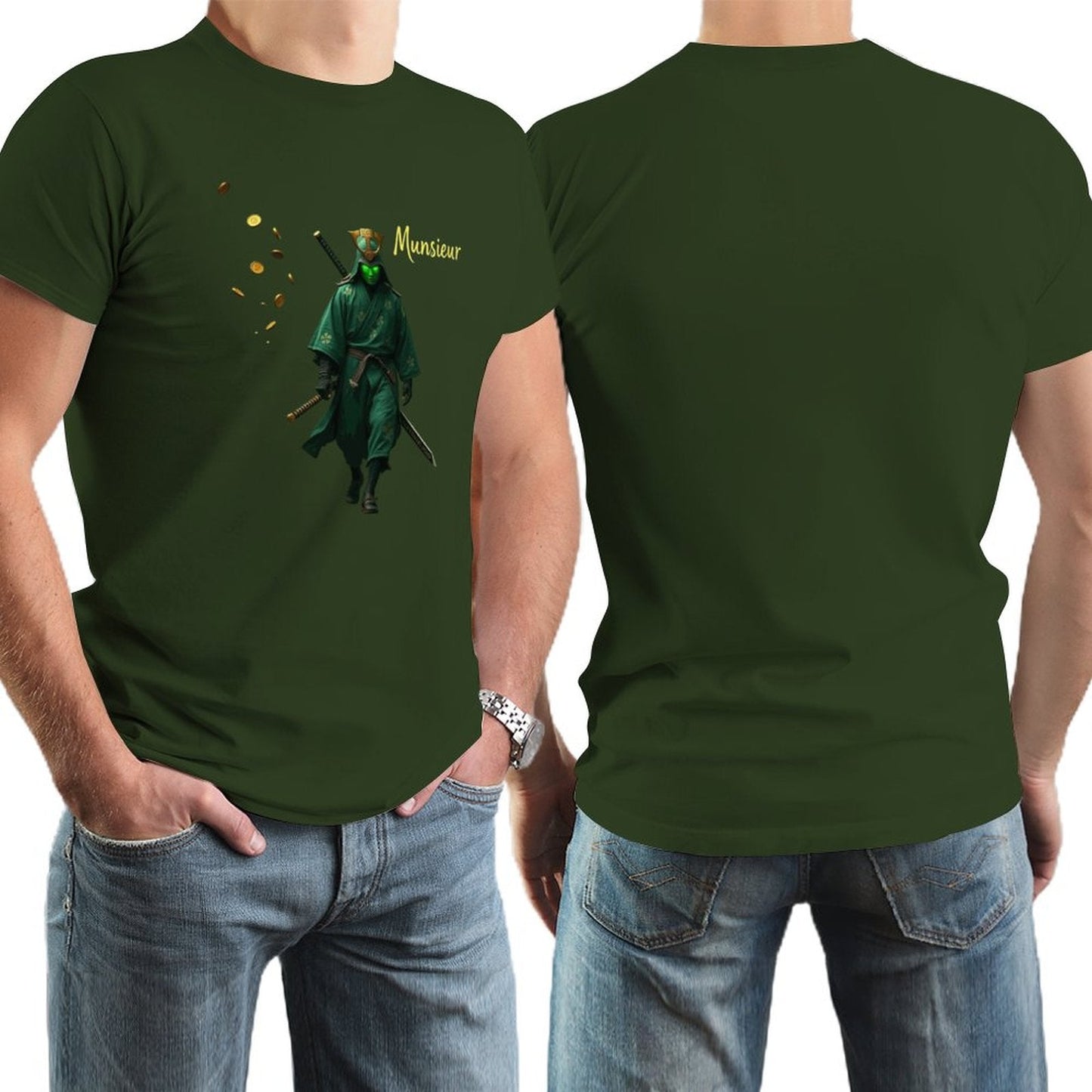 Munsieur St. Patrick's Day Collection for Men – Emerald Green Celtic Warrior Tee