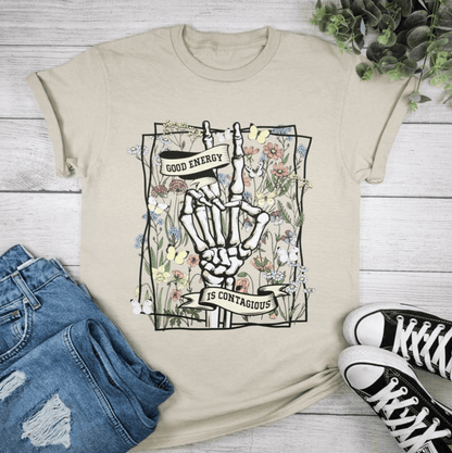 Good Energy Is Contagious Graphic Tee