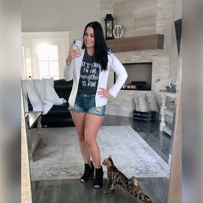 It's Fine I'm Fine Everything Is Fine Graphic Tee