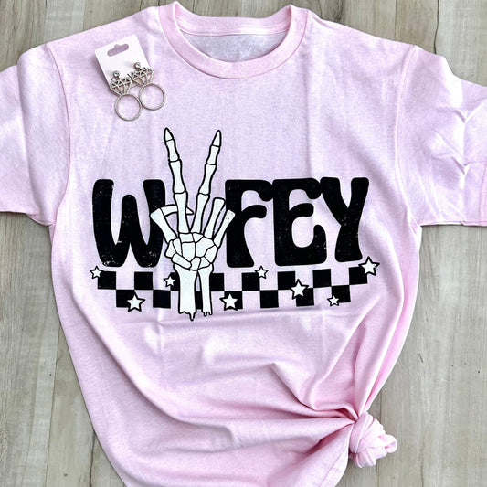 Peace Checker Wifey Graphic Tee