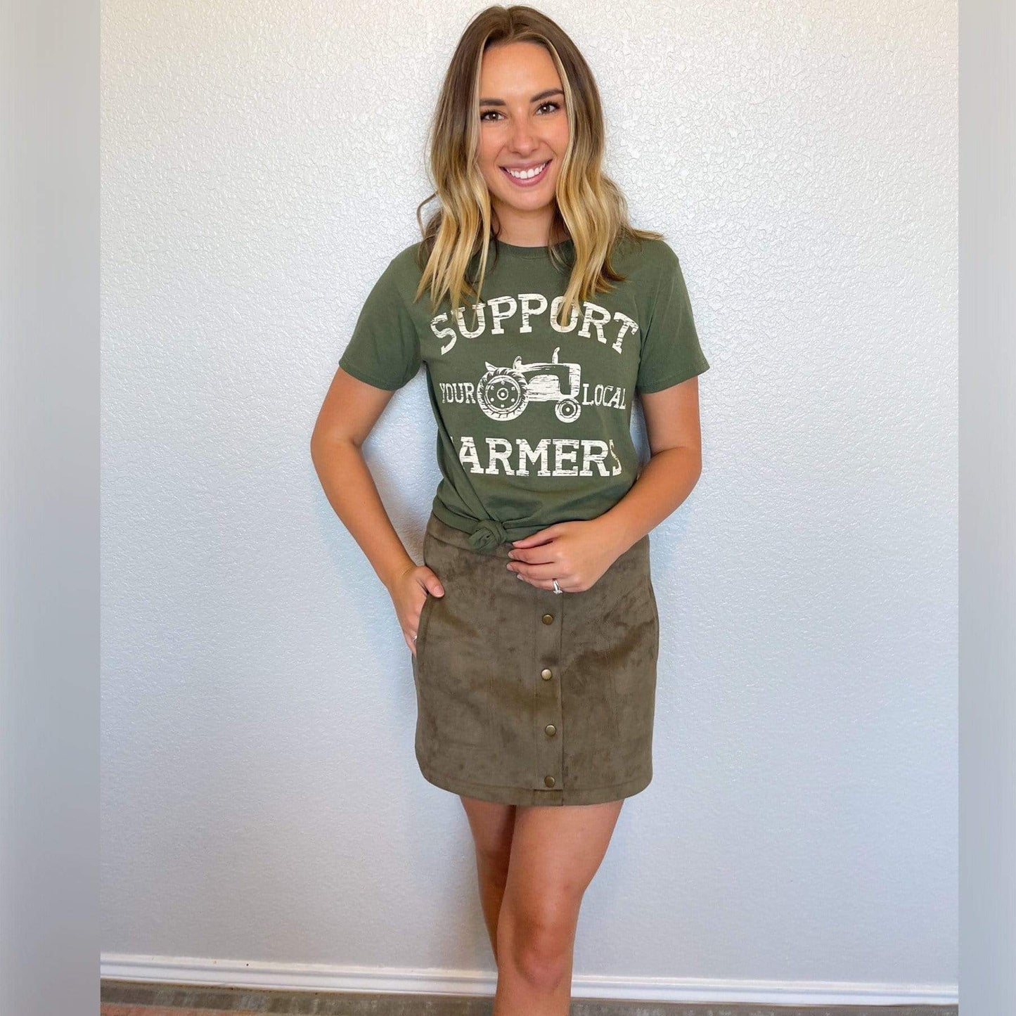 Support Your Local Farmers Graphic Tee