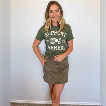 Support Your Local Farmers Graphic Tee