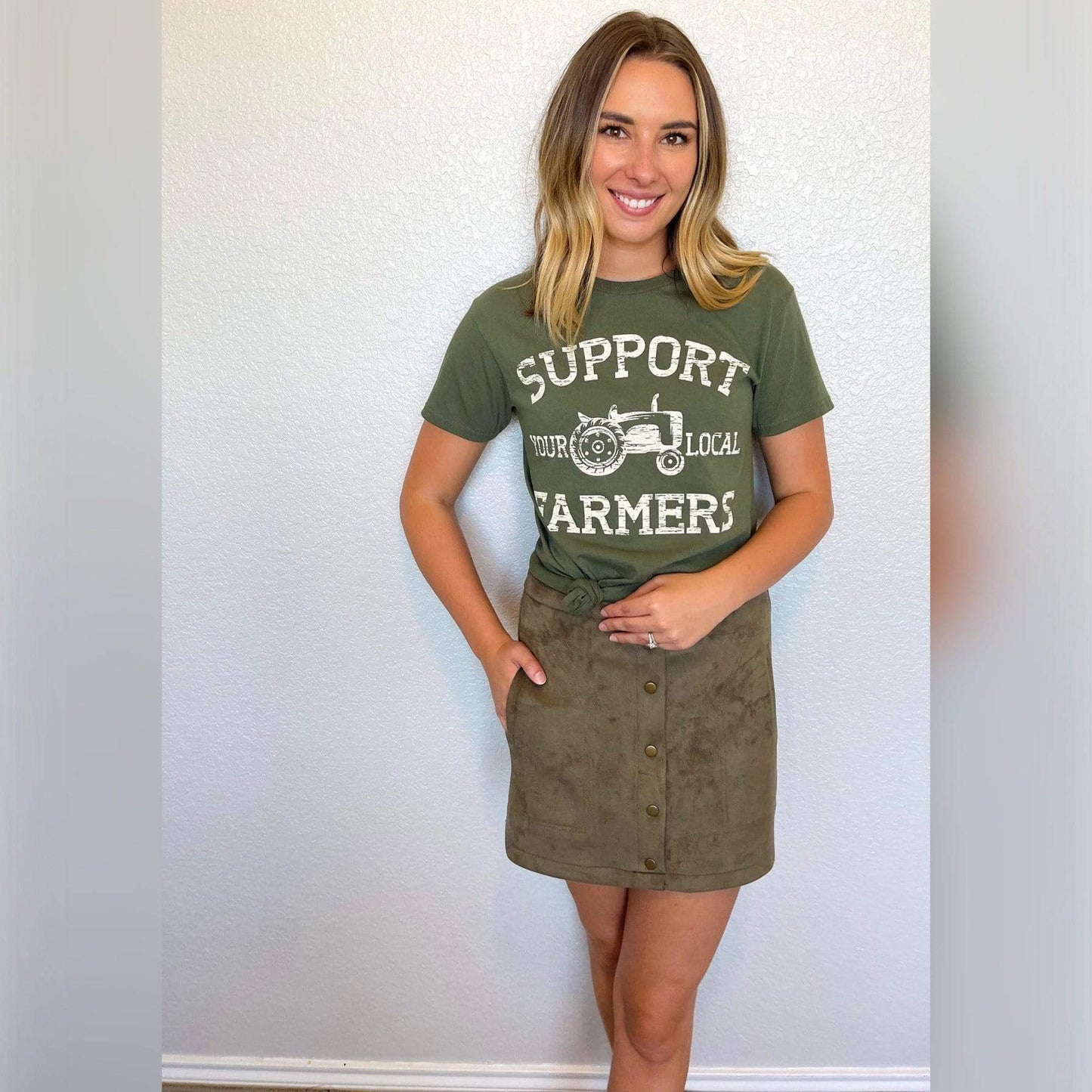 Support Your Local Farmers Graphic Tee