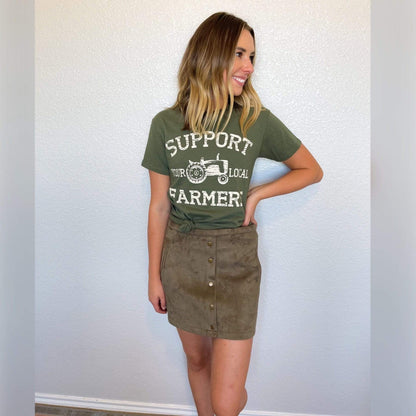 Support Your Local Farmers Graphic Tee