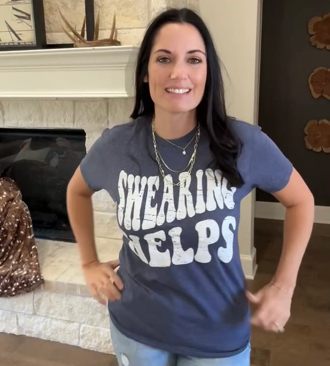 Swearing Helps Graphic Tee