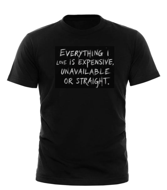 GOOD TROUBLE FASHION Everything I Love Quote Tee