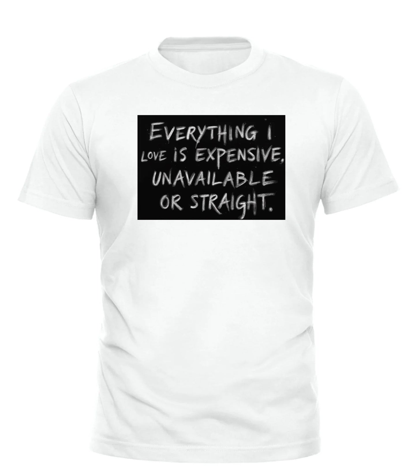 GOOD TROUBLE FASHION Everything I Love Quote Tee