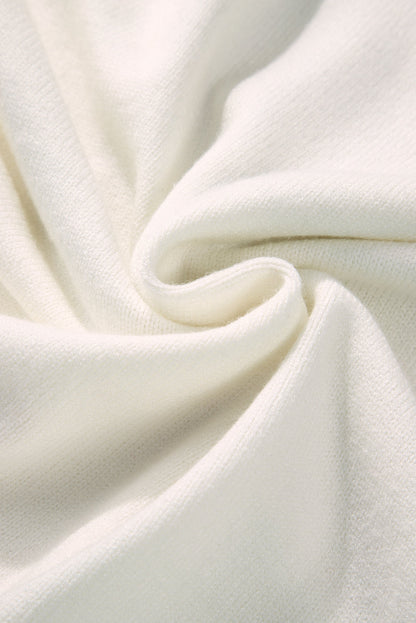 Plus Size Christmas Holly Jolly Colorblock Edge Sweater