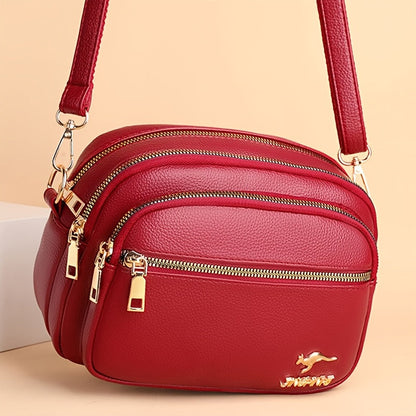 Multilayer Large Capacity Women's Messenger Shoulder Bag