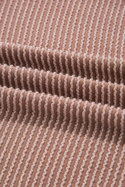 Western Leopard Corded Knit Patchwork Shacket