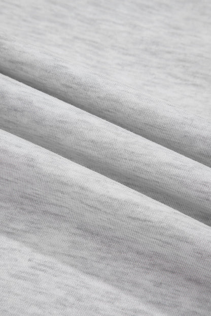 Plus Size Colorblock Pullover and Shorts Set