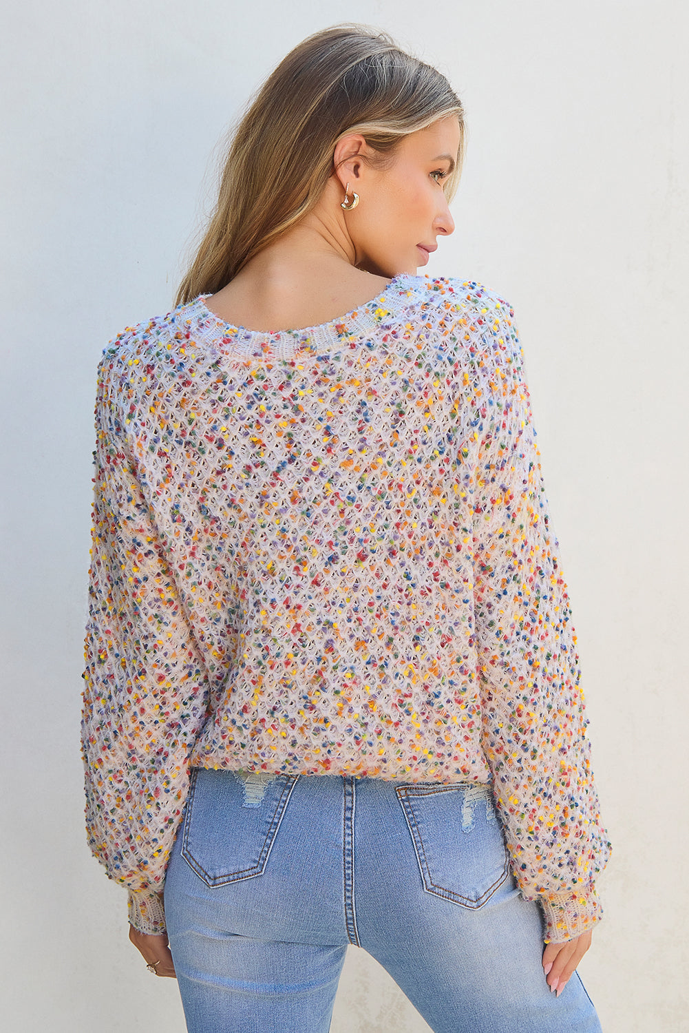 Everly Confetti Sweater - Aaria Tees