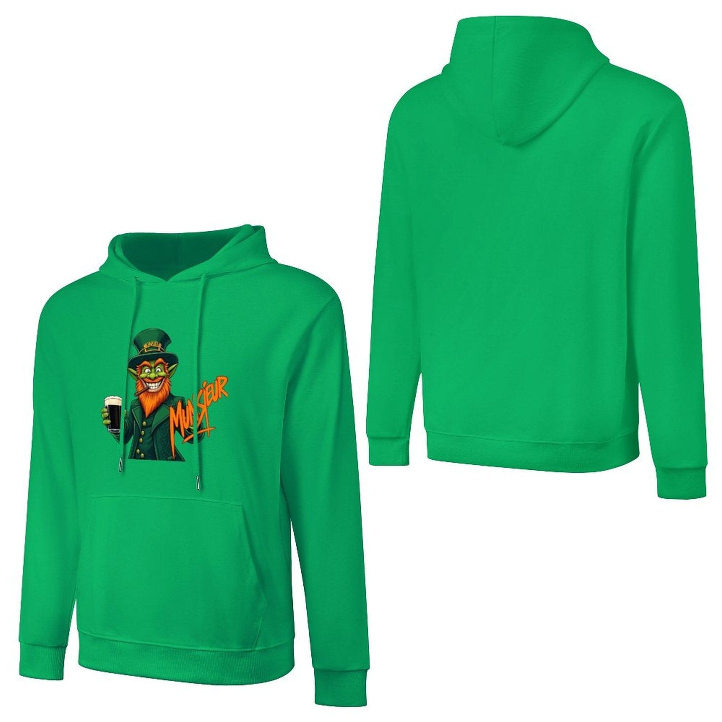 Munsieur St. Patrick's Day Collection for Men – The Leprechaun Hustler Hoodie