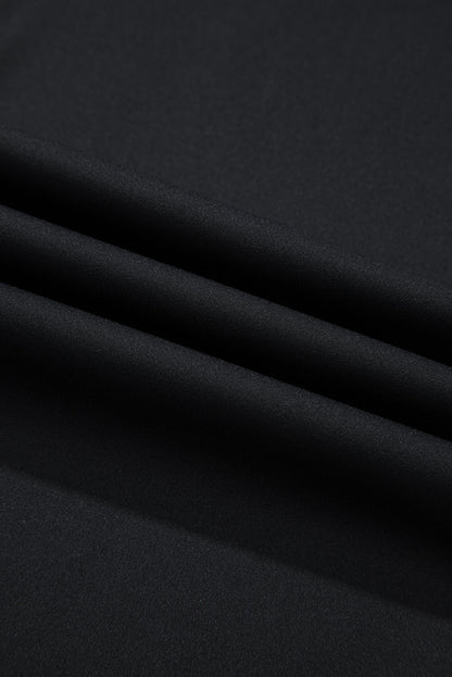 Solid V-Shape High Waist Flared Leggings