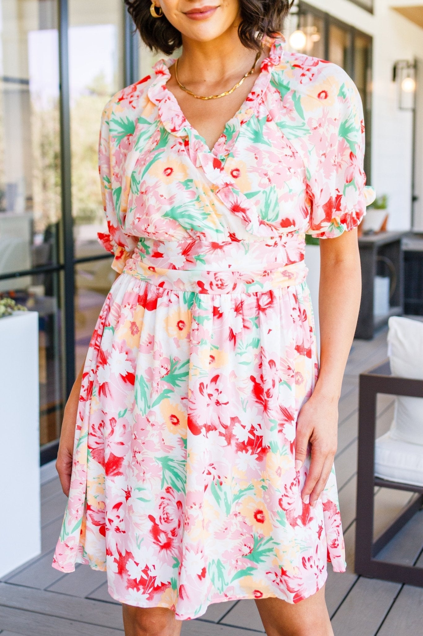 Fancy Free Floral Dress (Online Exclusive)