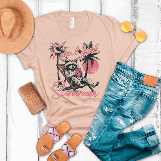 Feral Girl Summer Graphic Tee